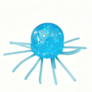 Juguete Antiestrés de Medusa de Simulación, de Compresión Lenta y Rebote, para Aliviar el Estrés, Juguete Novedoso de Pulpo Acuático para Niñas - Product Image 1