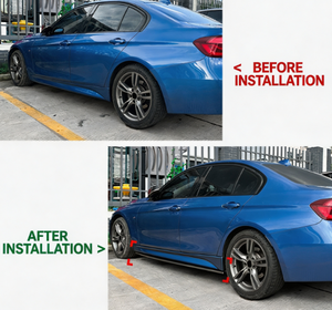 ชุดแต่งสเกิร์ตข้าง ABS สีดำเงา สำหรับ BMW ซีรีส์ 3 รุ่น F30 F35 ปี 2013-2018 ขายส่ง - Product Image 2