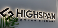 Enseigne lumineuse LED Halo Lit, lettres rétroéclairées personnalisées, logo d'entreprise 3D en acier inoxydable et acrylique illuminé pour devanture de magasin