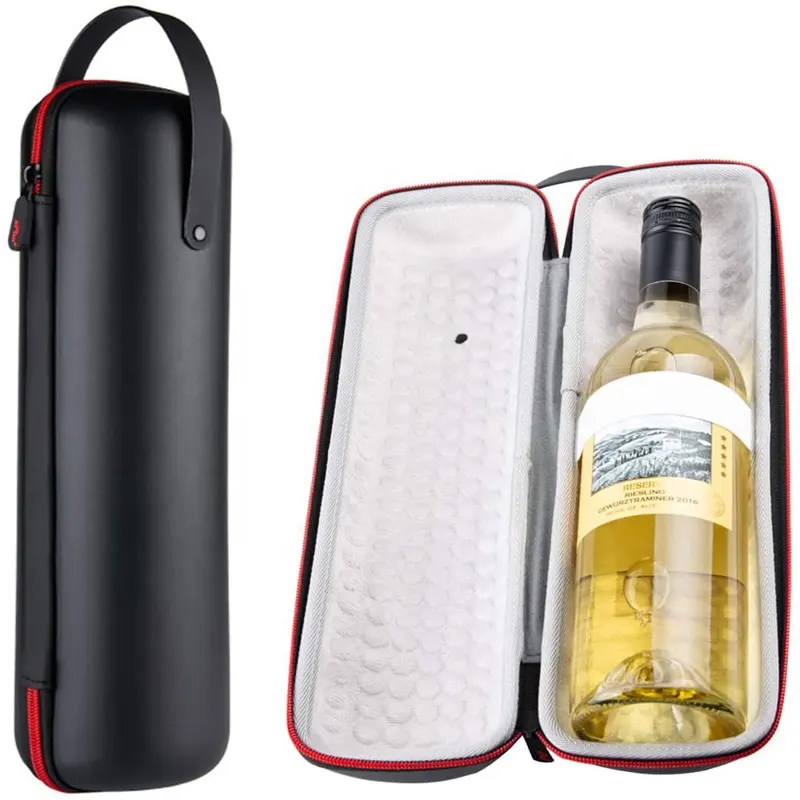 Waterproof Protective EVA Insulated Single Bottle Wine Case