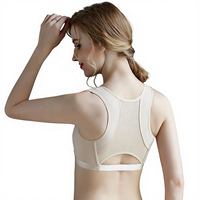 Correcteur de posture réglable pour femme, anti-cyphose, protection avancée, invisible et respirant