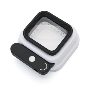 TH-8016 10x 15x 20x Eye Loupe UV đèn xách tay cầm tay LED thắp sáng kính lúp với quy mô - Product Image 5
