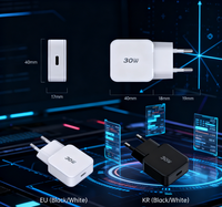 Chargeur USB-C Tommox PD 30W pour téléphone portable, chargeur rapide PD mini GaN 30W pour chargeur mural rapide PD 30W pour téléphone, iPad, tablette