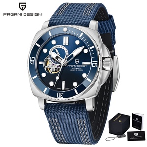 Montre mécanique pour homme PAGANI DESIGN PD1736, nouvelle collection, verre saphir, acier inoxydable, étanche, NH39 PD1736, Reloj Hombre - Product Image 1