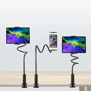 High Quality Metal Desktop Tablet Holder Table Cell Foldable Extend Support Desk Mobile Phone Holder Stand