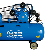 Compresseur d'air industriel 3 kW 4 CV 88 L à entraînement par courroie 100 L