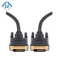 DVI 24 + 1 Dual adaptador de enlace de 1,8 M para proyector LCD DVD HD TV XBOX de alta velocidad Cable DVI