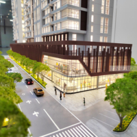 Maqueta Arquitectónica Profesional a Escala Personalizada con Iluminación LED, Maqueta de Planificación Urbana, Construcción de Edificios Inmobiliarios en 3D