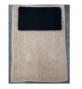 Tapis de bain en coton et polyester jacquard, épais, doux, absorbant, antidérapant, pour salle de bain, douche, hôtel, maison - Product Image 1