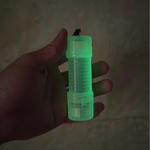 Lampe de poche cylindrique à 9 LED, blanche, 20000 heures d'autonomie, alimentée par batterie, pour la randonnée, le camping, l'usage quotidien - Product Image 2