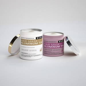 Premium <b>Large</b> Aluminum Tin for Tallow Balm, 12oz 16oz 500ml Airtight Cosmetic Container for Skincare & Salve - Product Image 2