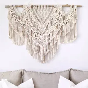 Excellent quality wall decorations for home big cotton macrame wall hanging macrame wall hanging