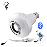 Haut-parleur multicolore RGB E27 Télécommande 10W Led Music Bulb Light