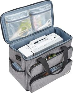 Échantillon gratuit : Sac fourre-tout multifonctionnel avec plusieurs compartiments pour ranger la plupart des machines à coudre courantes - Product Image 4