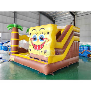 Castillo Inflable Personalizado <span class=keywords><strong>de</strong></span> <span class=keywords><strong>Bob</strong></span> <span class=keywords><strong>Esponja</strong></span>, Castillo Inflable <span class=keywords><strong>de</strong></span> PVC con Tobogán, Castillo Hinchable para Niños, Casa <span class=keywords><strong>de</strong></span> Brinco Inflable <span class=keywords><strong>de</strong></span> <span class=keywords><strong>Bob</strong></span> <span class=keywords><strong>Esponja</strong></span> - Product Image 2