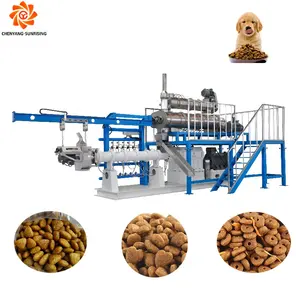 2023 Full Production Line Manufacturing Plant Cooling Dry Pet Dog Food Processing Making Machines