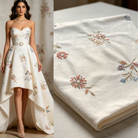 Dentelle en mousseline brodée A027, tissu en dentelle de mousseline nigériane avec broderie, matériau de luxe pour robes de mariée pour femmes