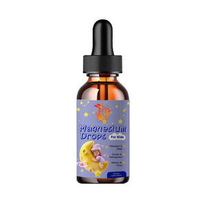 OEM ODM Magnesium <b>Liquid</b> Drops for Kids <b>Vitamins</b> L-Theanine Omega-3 Relaxation&Sleep Growth&Develop Memory&Focus <b>Liquid</b> Drops - Product Image 1