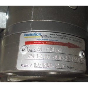 Pompe à piston Beinlich ZPA 1-0.87-N-L-FCV-B/R/K/STR Utilitaire industriel - Product Image 1