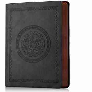 High Quality Elegant Classic A5/A4 Loose Polyurethane Leather Soft Cover Address <b>Book</b> Spiral Style 80 Sheets Promotional Use - Product Image 2
