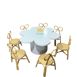 Silla Infantil de Ratán Hecha a Mano para Decoración de Fiestas de Cumpleaños, Silla Infantil de Mimbre Natural, Muebles Infantiles Ecológicos Hechos a Mano - Product Image 5