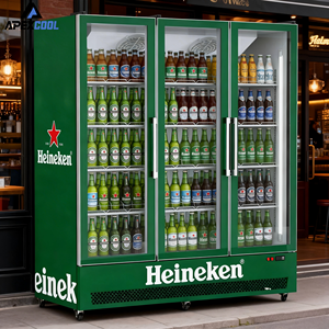 Réfrigérateur commercial pour supermarché, 3 portes, 5 étagères - Product Image 3