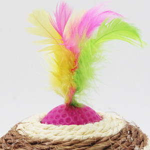 Jouets pour chats en plumes à six trous, jouets à mâcher, anti-ennui, pour aiguiser les griffes, <span class=keywords><strong>Yuhan</strong></span> CT6132 - Product Image 3