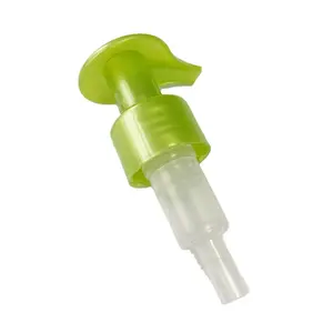 Plastic 24Mm 28Mm Geribbelde Kraag Geanodiseerde Aluminium Lotion Dispenser Pomp