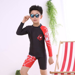 Maillot <span class=keywords><strong>de</strong></span> <span class=keywords><strong>bain</strong></span> deux pièces en polyester à manches longues pour garçons, taille moyenne et grande, ensemble <span class=keywords><strong>de</strong></span> maillots <span class=keywords><strong>de</strong></span> <span class=keywords><strong>bain</strong></span> pour enfants et étudiants, taille grande - Product Image 4