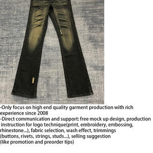 DENIMGUYS Jeans Homme Haute Qualité, Délavé Vintage, Effet Whisker, <span class=keywords><strong>Déchiré</strong></span>, Usé, Style High Street - Product Image 4
