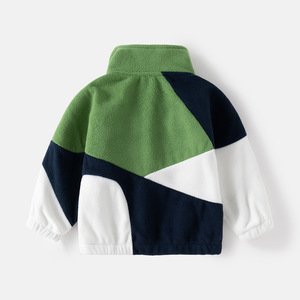 Otoño Invierno ropa para niños más terciopelo Polar Fleece Tops cárdigans de terciopelo fino sudaderas abrigos para niños prendas de vestir al por mayor - Product Image 2