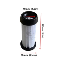 Filtre HEPA pour aspirateur à cartouche, élément filtrant pour aspirateur commercial Filtropur Quad Cone-Conic, pièces détachées pour aspirateur
