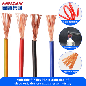 Rv Đồng duy nhất dây điện tử 10mm 16mm 25mm 0.3mm 0.5mm 0.75mm 1mm 1.5mm 2.5mm 4mm 6mm PVC linh hoạt dây cáp điện - Product Image 3