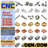 Precision Aluminum Alloy 6061 CNC Milling Parts with for Machining 0.01-0.005mm Tolerance for Industrial Equipment Automation