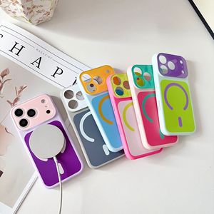 เคสโทรศัพท์แม่เหล็กสองสีสำหรับ iPhone 18/17 Pro Max, เลนส์คริสตัล 16 ชิ้น, ป้องกันเต็มรูปแบบ 15 ชิ้น, ป้องกันการกระแทก 14 ชิ้น - Product Image 5