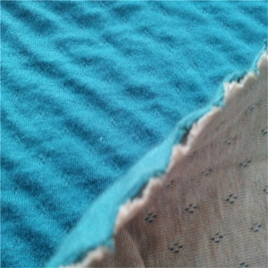 Tùy chỉnh đôi bên bông lớp vải đan đôi lớp bông kết nối bông vải pointerlle lớp vải dệt kim - Product Image 5