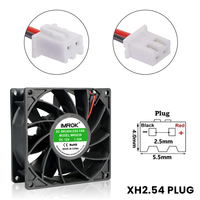 92mm X 38mm 90mm Roulement à billes 12V Ventilateur à flux d'air élevé DC Pression à grande vitesse 9238 Ventilateur de refroidissement à flux axial