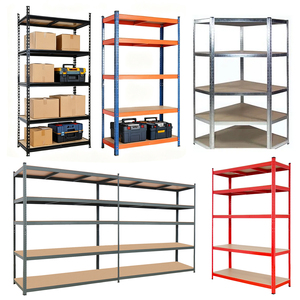 5 lớp thép công nghiệp boltless nhà để xe Kho Giá Kệ Kim Loại Nhà lưu trữ công cụ kệ siêu thị lưu trữ giá - Product Image 1