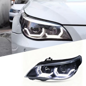 Nouvel ensemble de phares pour BMW Série 5 <span class=keywords><strong>E60</strong></span> 2003-2010 LED Angel Eyes DRL 12V 70W 6500 Lumens 5500K Rétrofit/Mise à niveau - Product Image 2