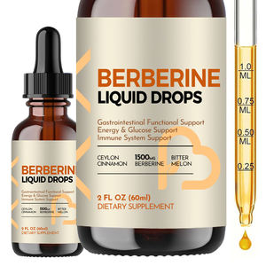 OEM organik doğal 10:1 seylan tarçın acı kavun Berberine YEŞİL ÇAY zerdeçal bitkisel özü sıvı damla takviyesi yetişkinler - Product Image 6