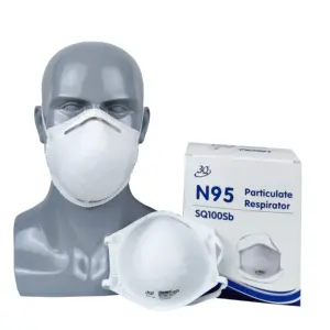 Niosh אושר ראש לולאה חלקיקי מסנן כוס צורת לנשימה Dustmask תעשייתי פלסטיק גז N95 מסכת הנשמה