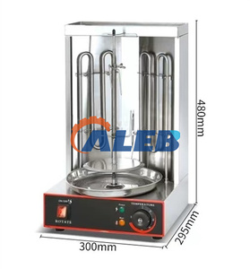 Rôtissoire électrique à gaz verticale automatique <span class=keywords><strong>de</strong></span> <span class=keywords><strong>table</strong></span> Caleb Commercial avec fonction <span class=keywords><strong>de</strong></span> rotation et racloir à viande <span class=keywords><strong>pour</strong></span> la <span class=keywords><strong>cuisson</strong></span> <span class=keywords><strong>de</strong></span> viande à la turque - Product Image 6