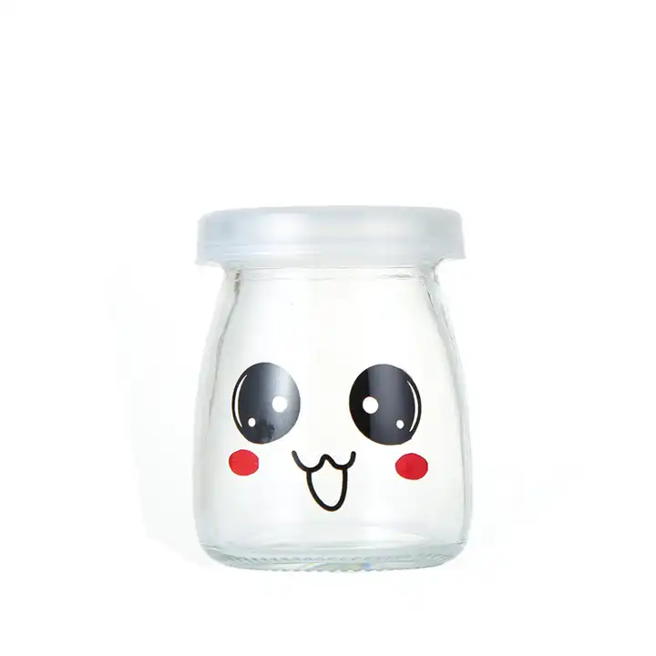 Yogurt Jars 6 Pieces Jars With Lid Mason Jar For Pudding Milk
