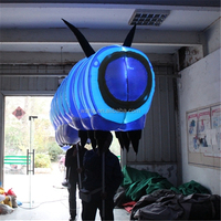 Modèle de chenille géante gonflable sur mesure pour défilé de carnaval dans les gonflables publicitaires