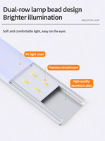 Bande lumineuse LED intelligente ultra-mince 2026 avec détecteur de mouvement, magnétique, auto-adhésive, rechargeable, étanche, à intensité variable 3000K-6000K