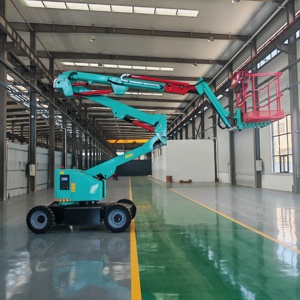 Nacelle élévatrice articulée électrique de haute qualité, 10 m, hauteur de travail 12 m, capacité de charge 200 kg, petit modèle télescopique - Product Image 6