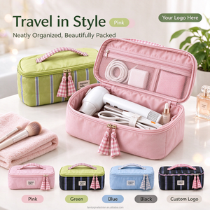 Estuche de Almacenamiento Acolchado Personalizable para Secador de Pelo, Bolsa Organizadora de Viaje para Peluquerí<span class=keywords><strong>a</strong></span>, Salón de Belleza, Venta al Por Mayor de Fábrica - Product Image 3