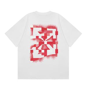 Maglietta a girocollo con motivo a girocollo rosso 2025 <span class=keywords><strong>OO</strong></span> t-shirt in cotone 100% da uomo e donna con disegno Casual - Product Image 4