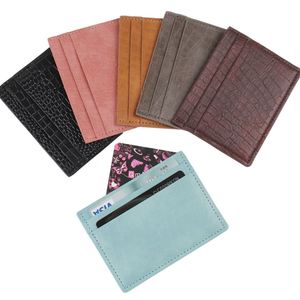 Portefeuille de crédit en cuir PU ultra-fin avec blocage RFID, porte-cartes, porte-monnaie et organiseur à clip pour femmes et hommes - Product Image 3