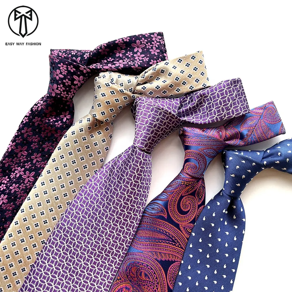 ODM OEM High Quality Fashion 100% Silk Woven Wholesale Neck tie Italian Mens Silk Neckties